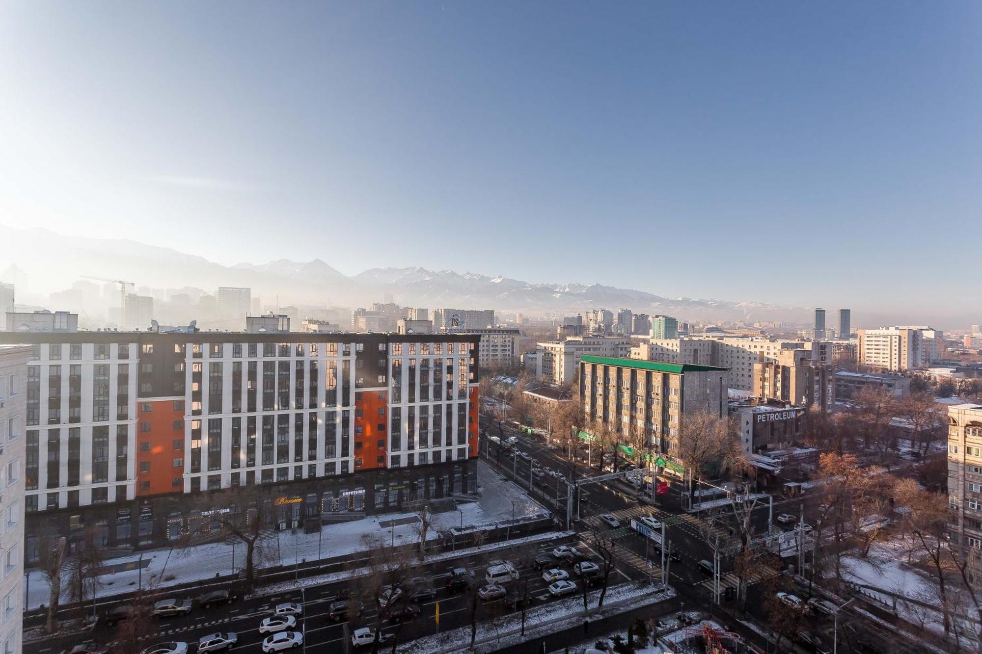 Квартира С Видом На Горы Almaty Exterior foto